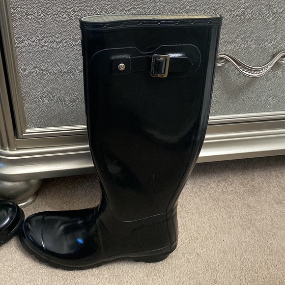 hunter boots size 7 color black - Picture 3 of 4